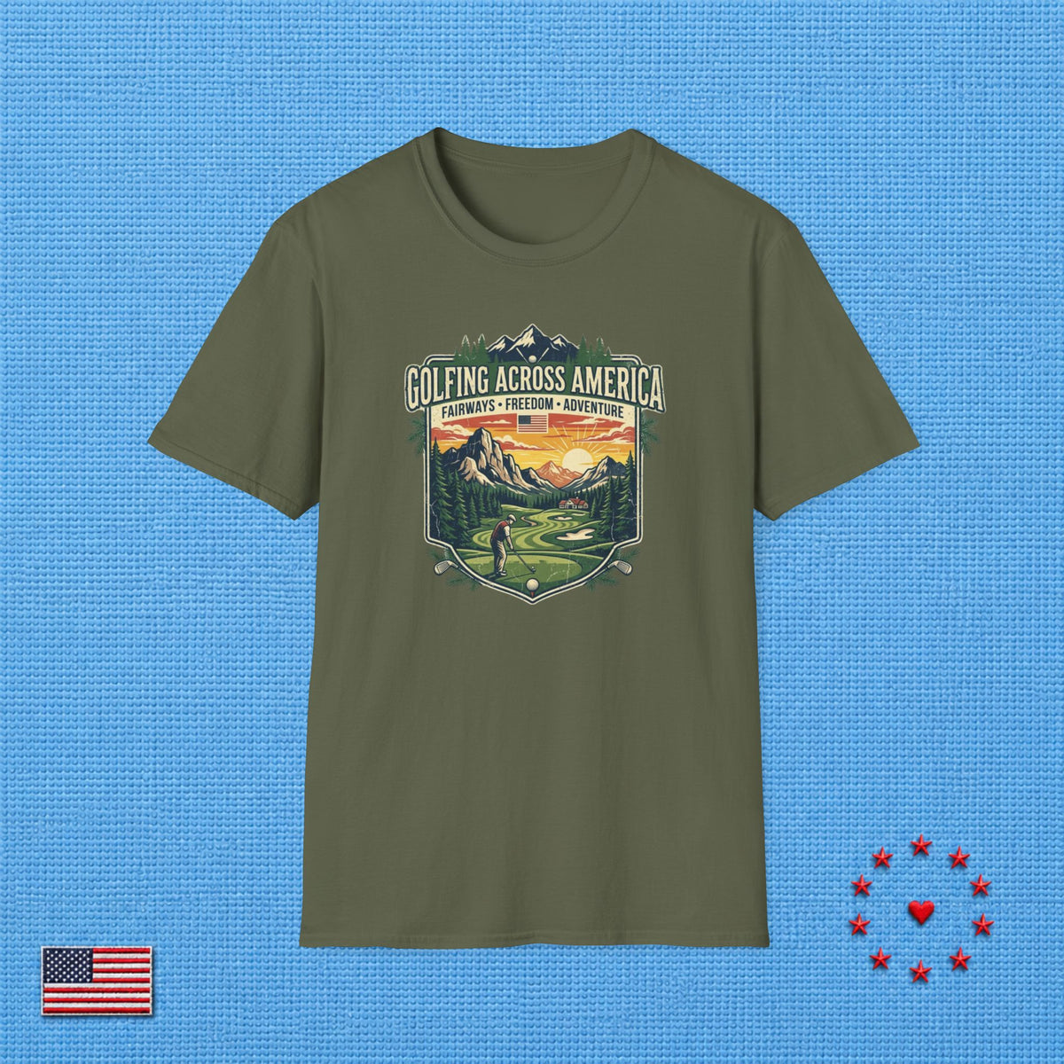 GOLFING ACROSS AMERICA T‑Shirt