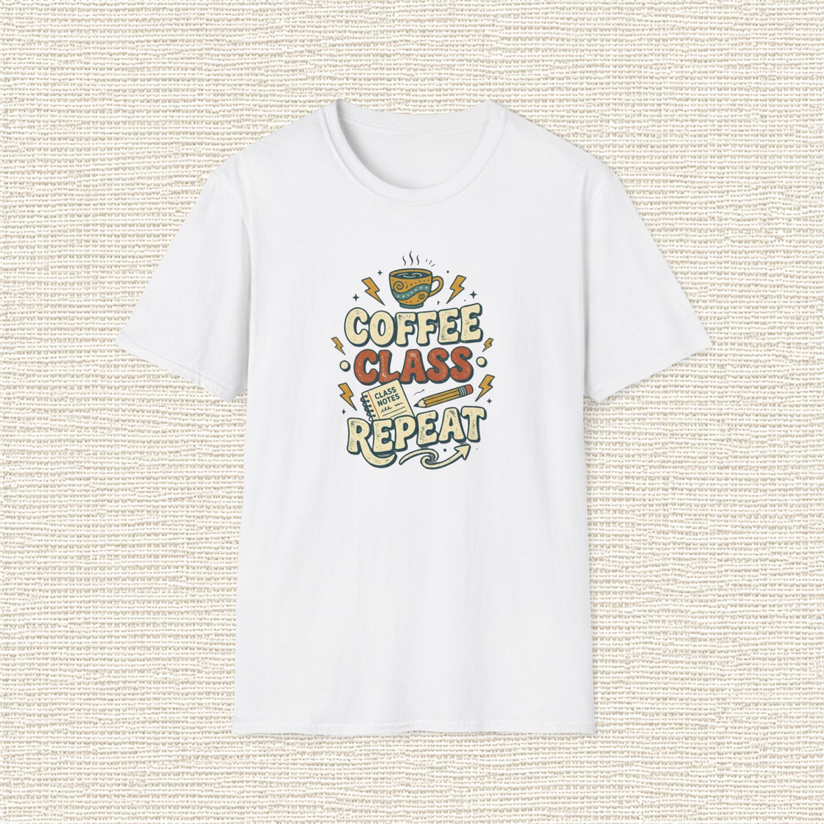 COFFEE CLASS REPEAT T‑Shirt