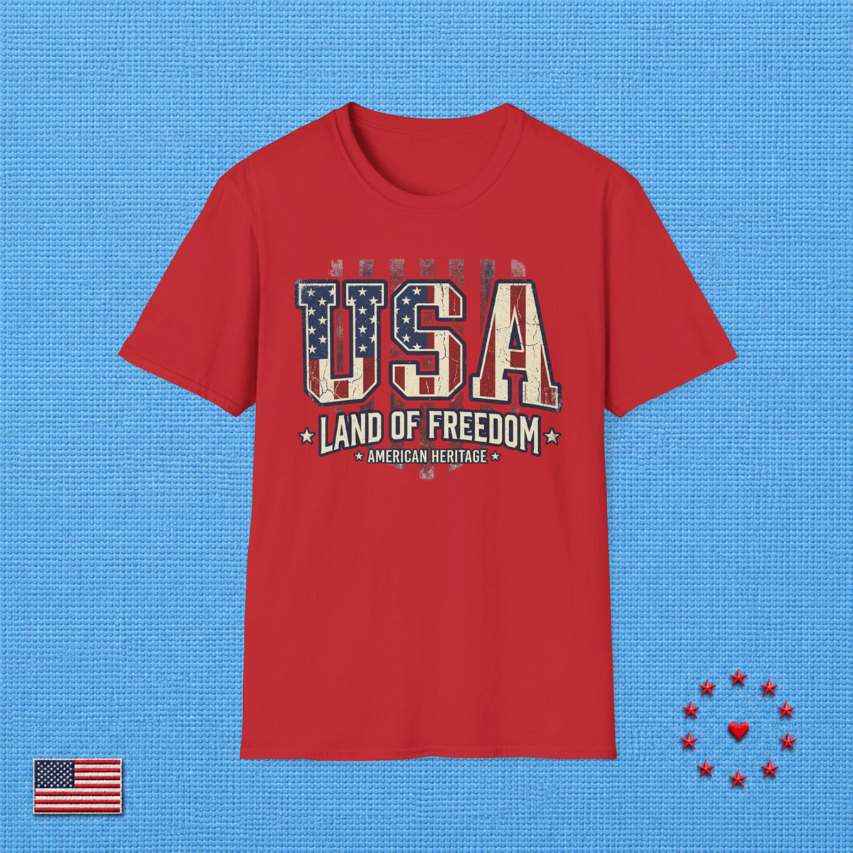 USA LAND OF FREEDOM A T‑Shirt