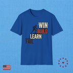 FAIL LEARN BUILD WIN T‑Shirt