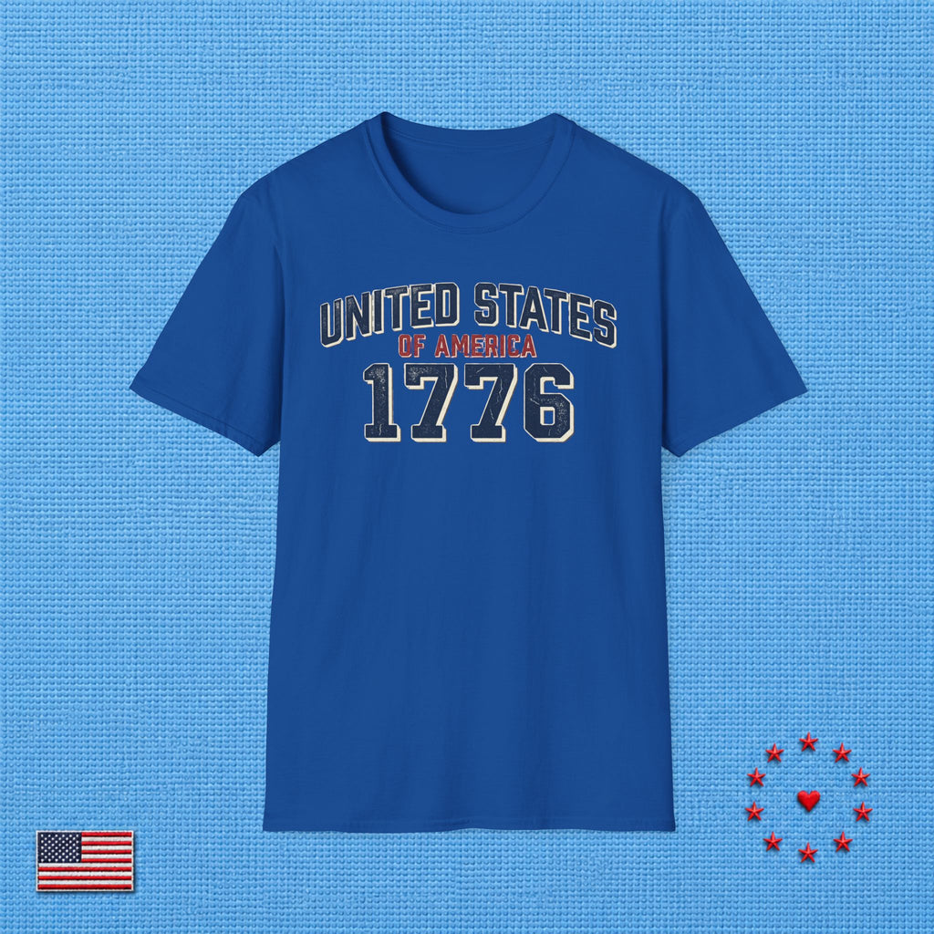 UNITED STATES OF AMERICA 1776 B T‑Shirt