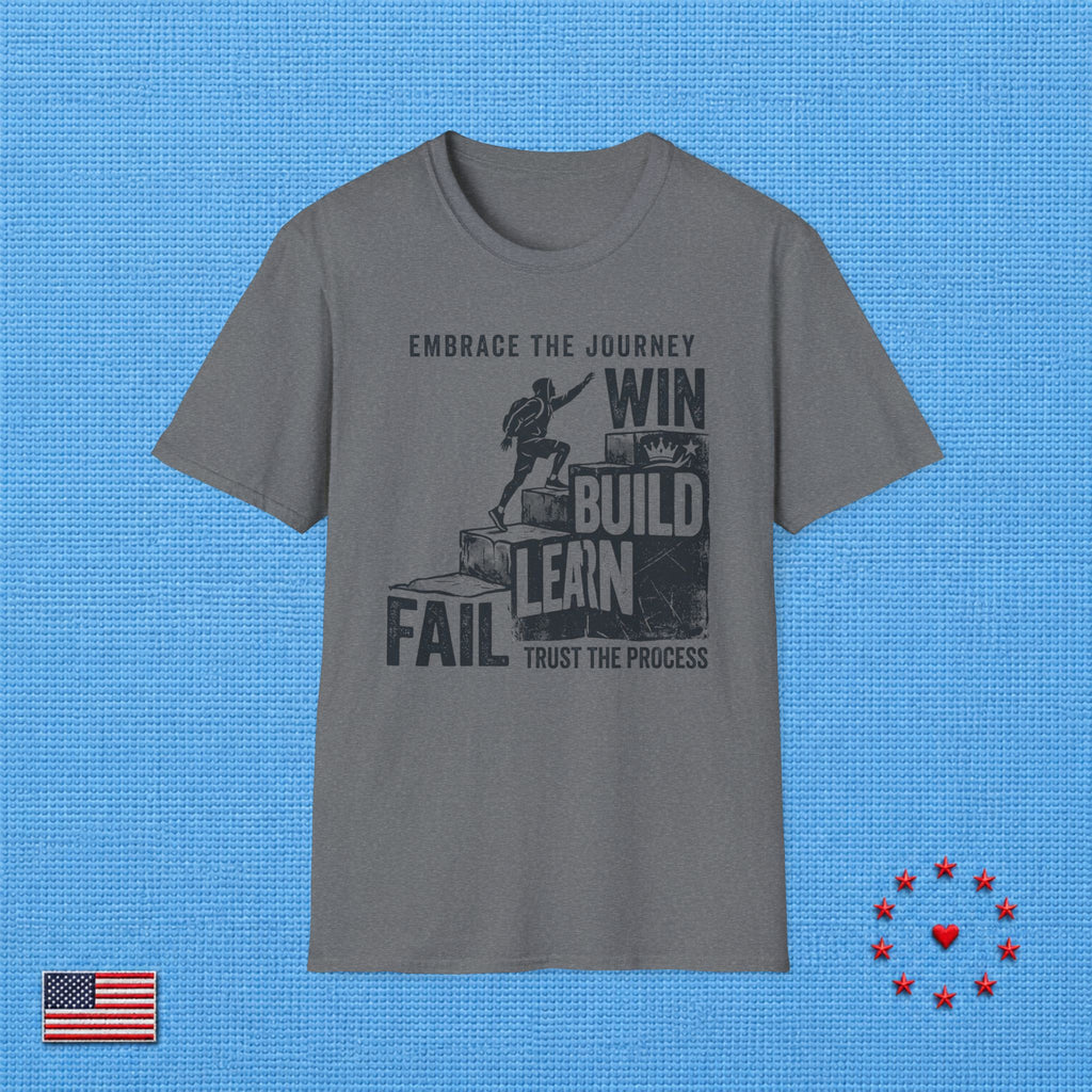 FAIL LEARN BUILD WIN T‑Shirt