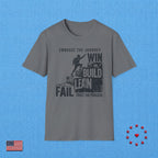 FAIL LEARN BUILD WIN T‑Shirt