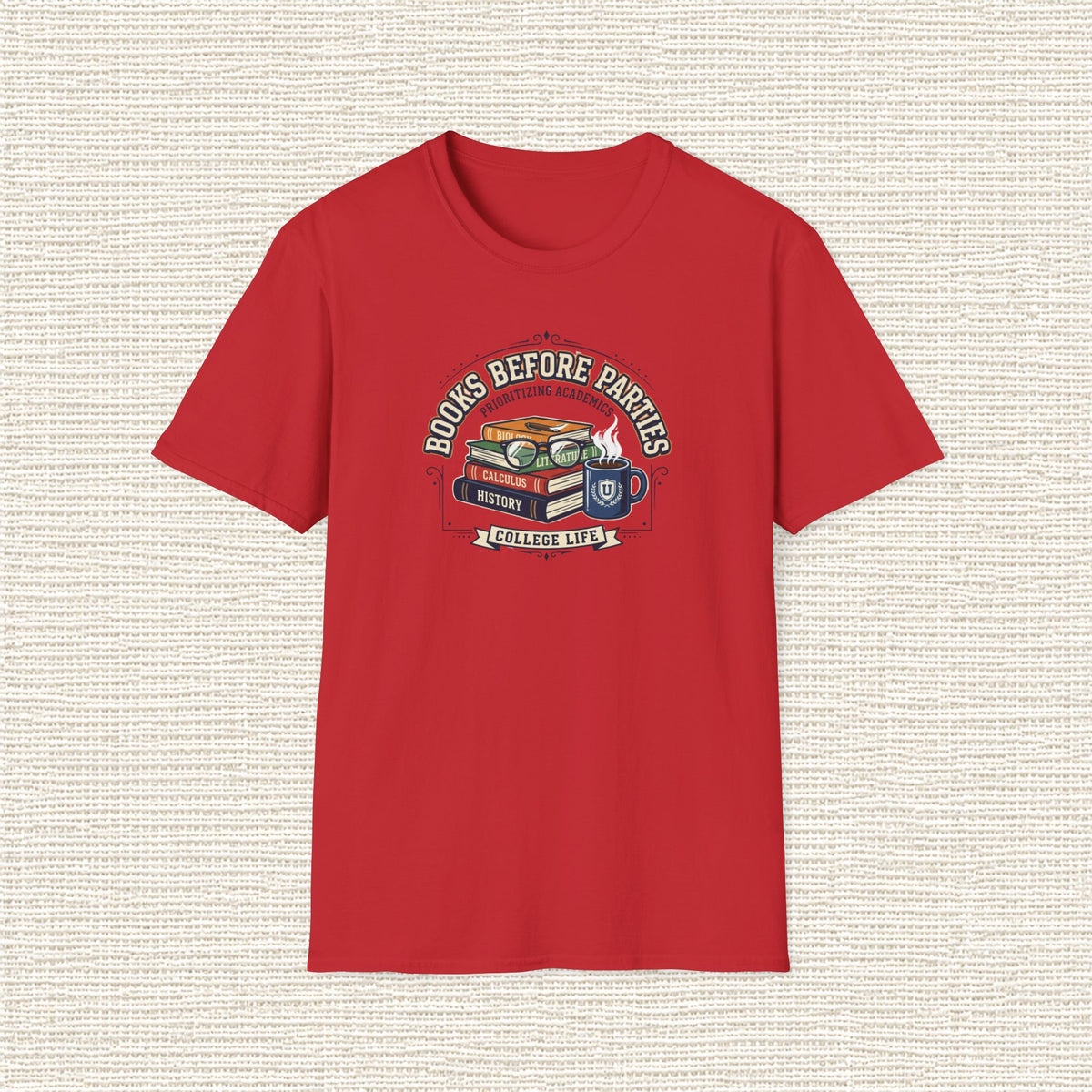 BOOKS BEFORE PARTIES T‑Shirt