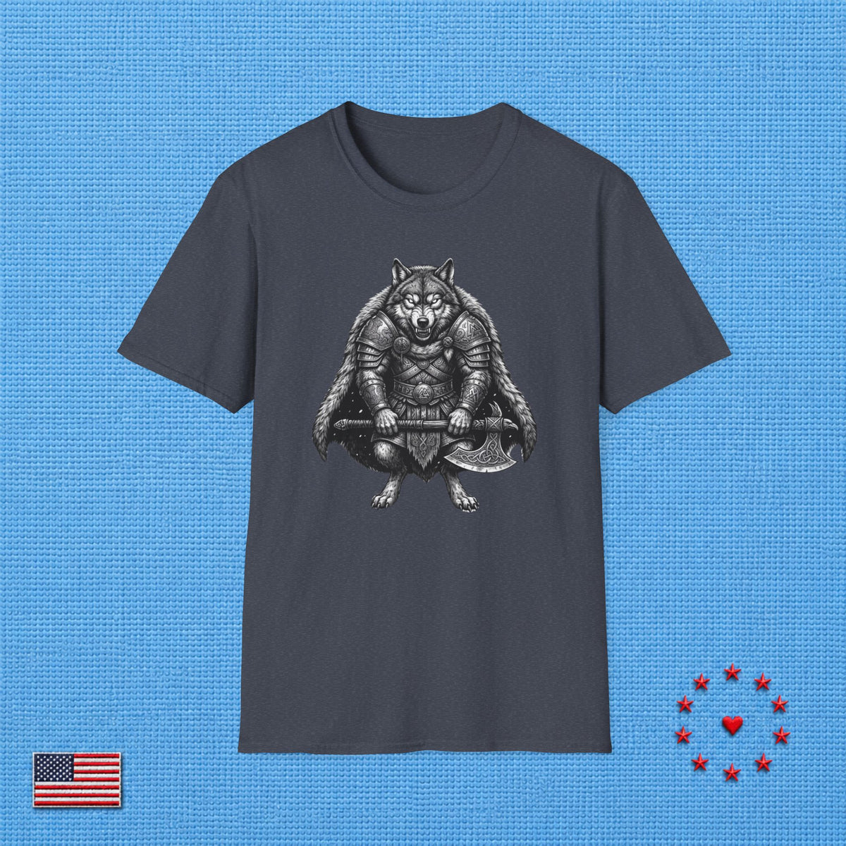 VIKING WOLF T‑Shirt