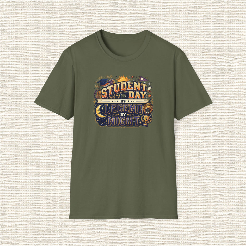 STUDENT BY DAY LEGEND BY NIGHT T‑Shirt