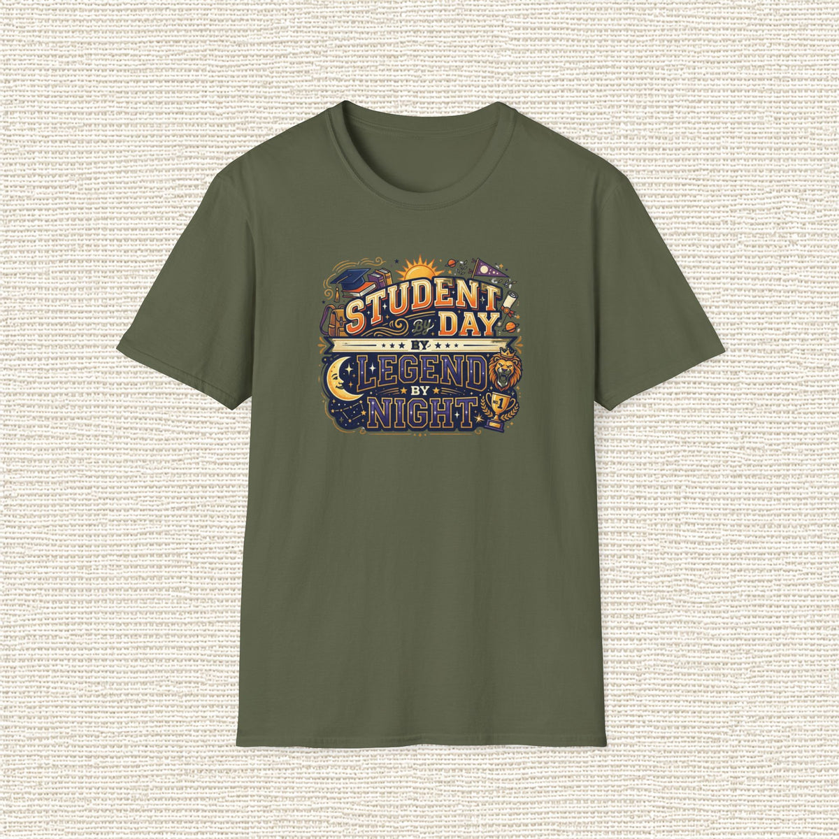 STUDENT BY DAY LEGEND BY NIGHT T‑Shirt