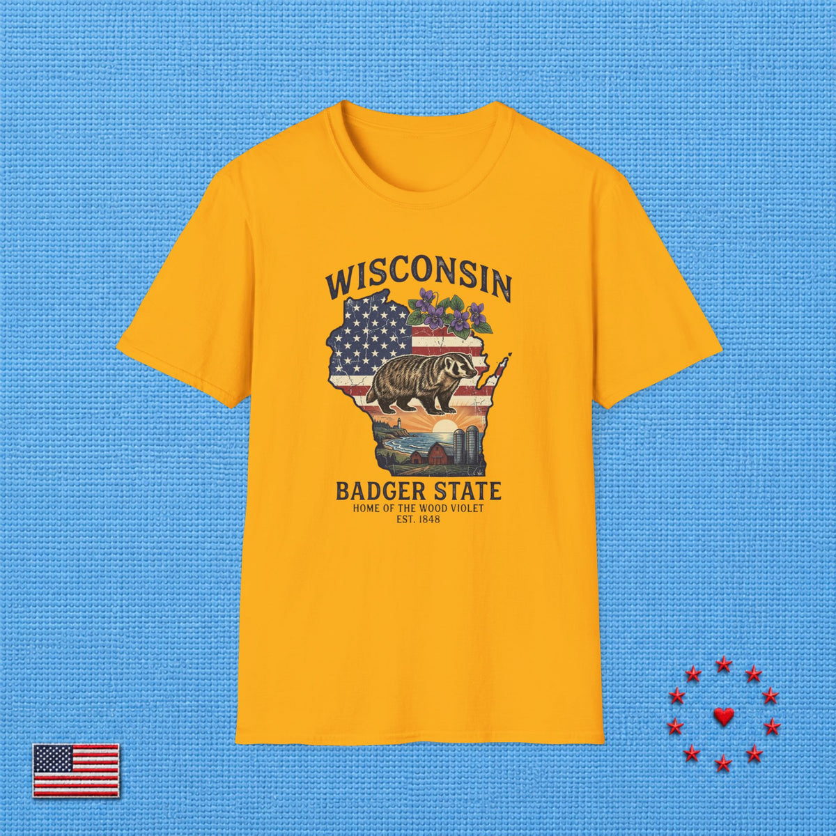 WISCONSIN T‑Shirt