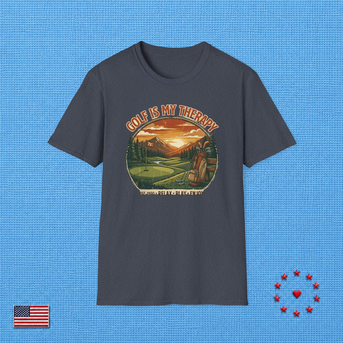 GOLF IS MY THERAPY T‑Shirt