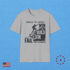 FAIL LEARN BUILD WIN T‑Shirt