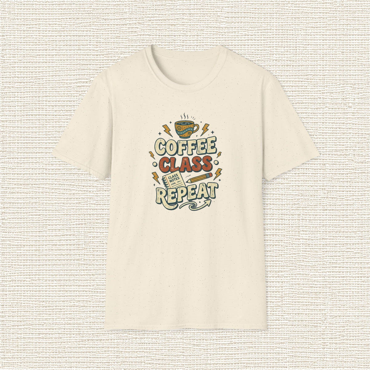 COFFEE CLASS REPEAT T‑Shirt