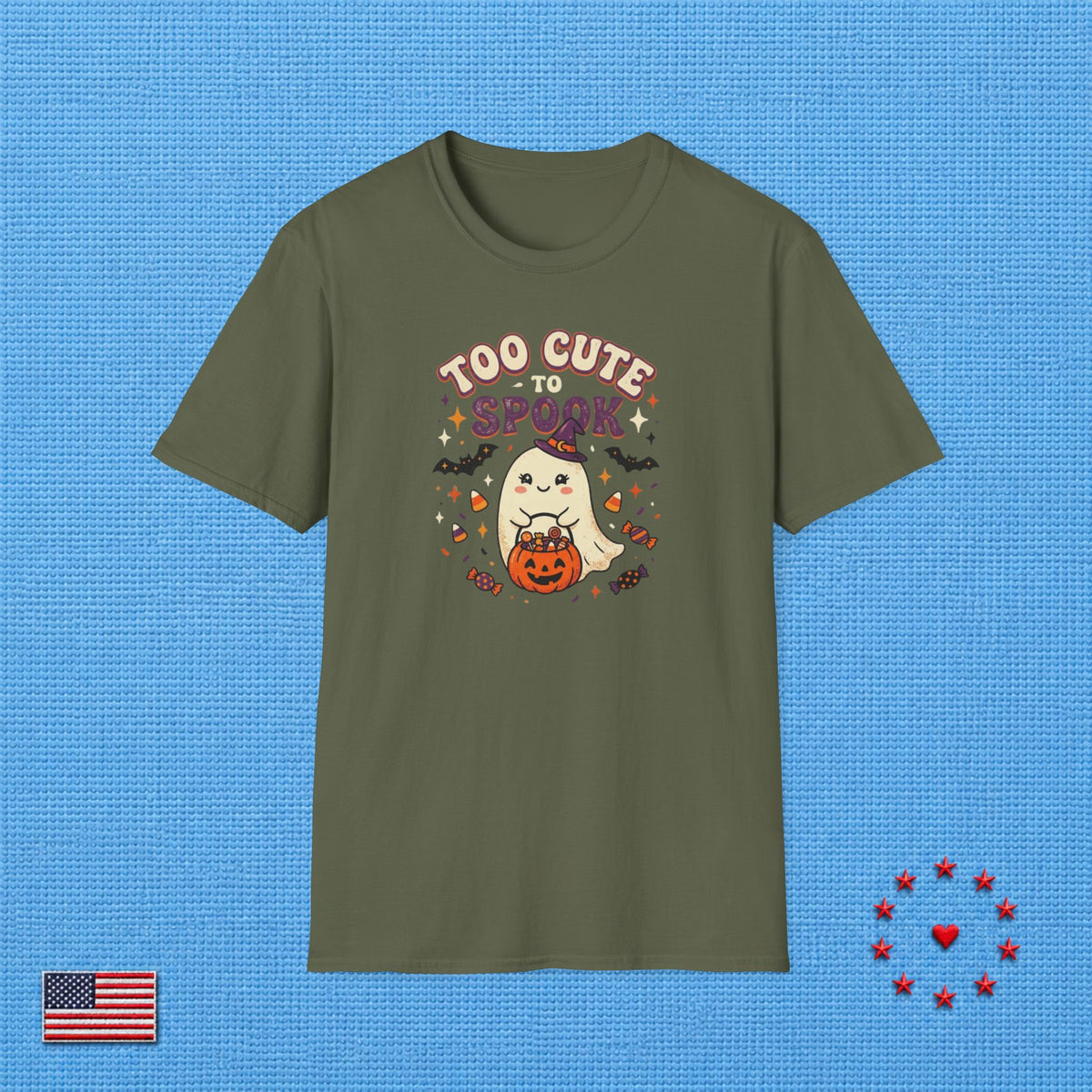 TOO CUTE TO SPOOK T‑Shirt