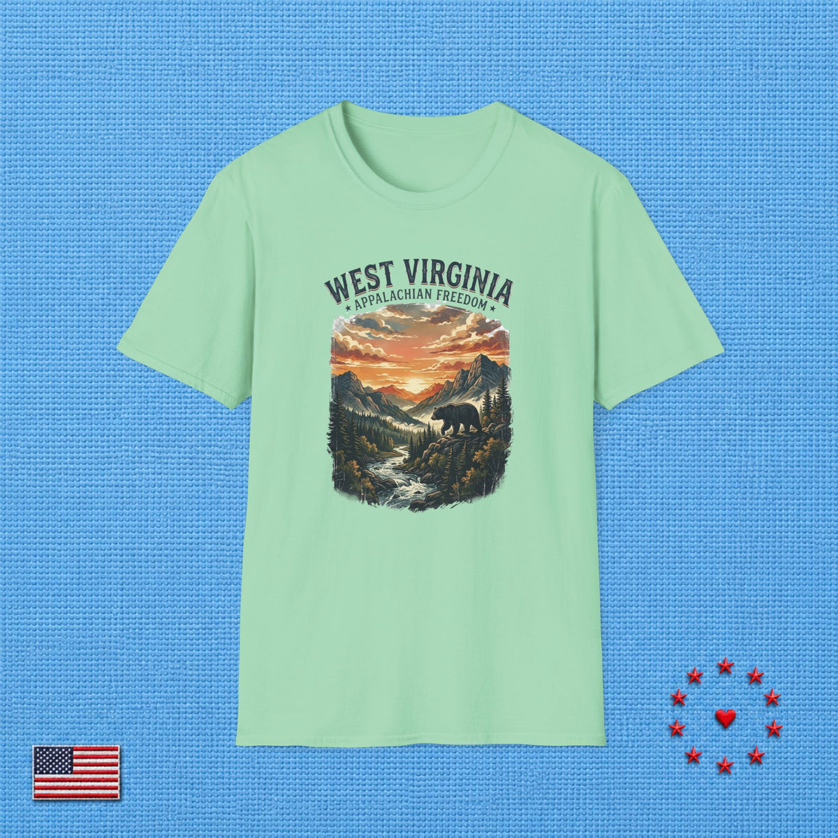 APPALACHIAN FREEDOM WEST VIRGINIA T‑Shirt