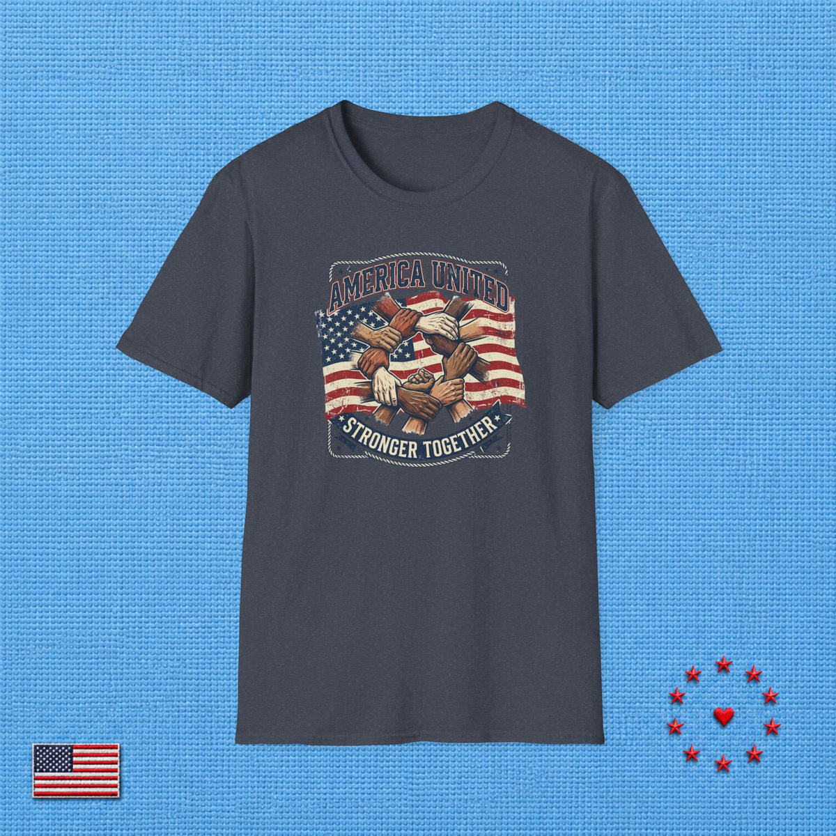 AMERICA UNITED STRONGER TOGETHER T‑Shirt