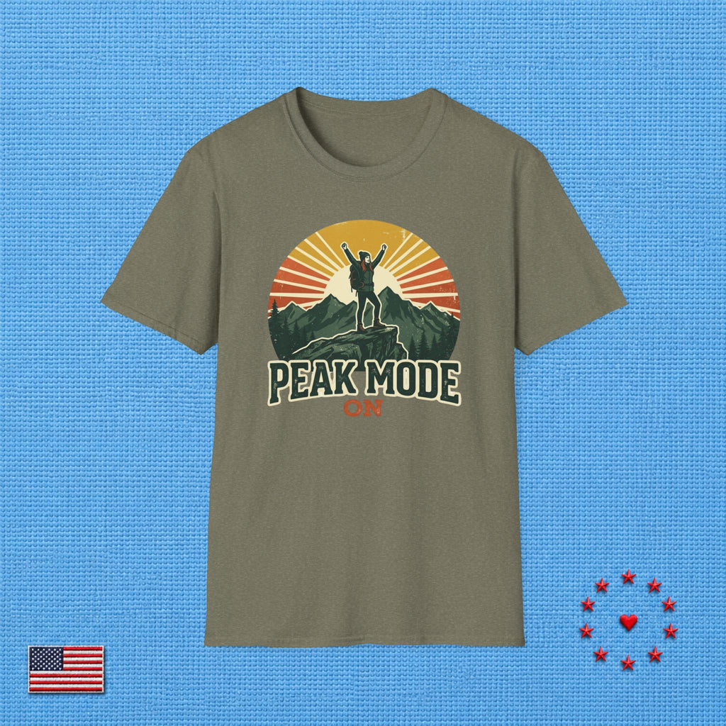 PEAK MODE ON A T‑Shirt