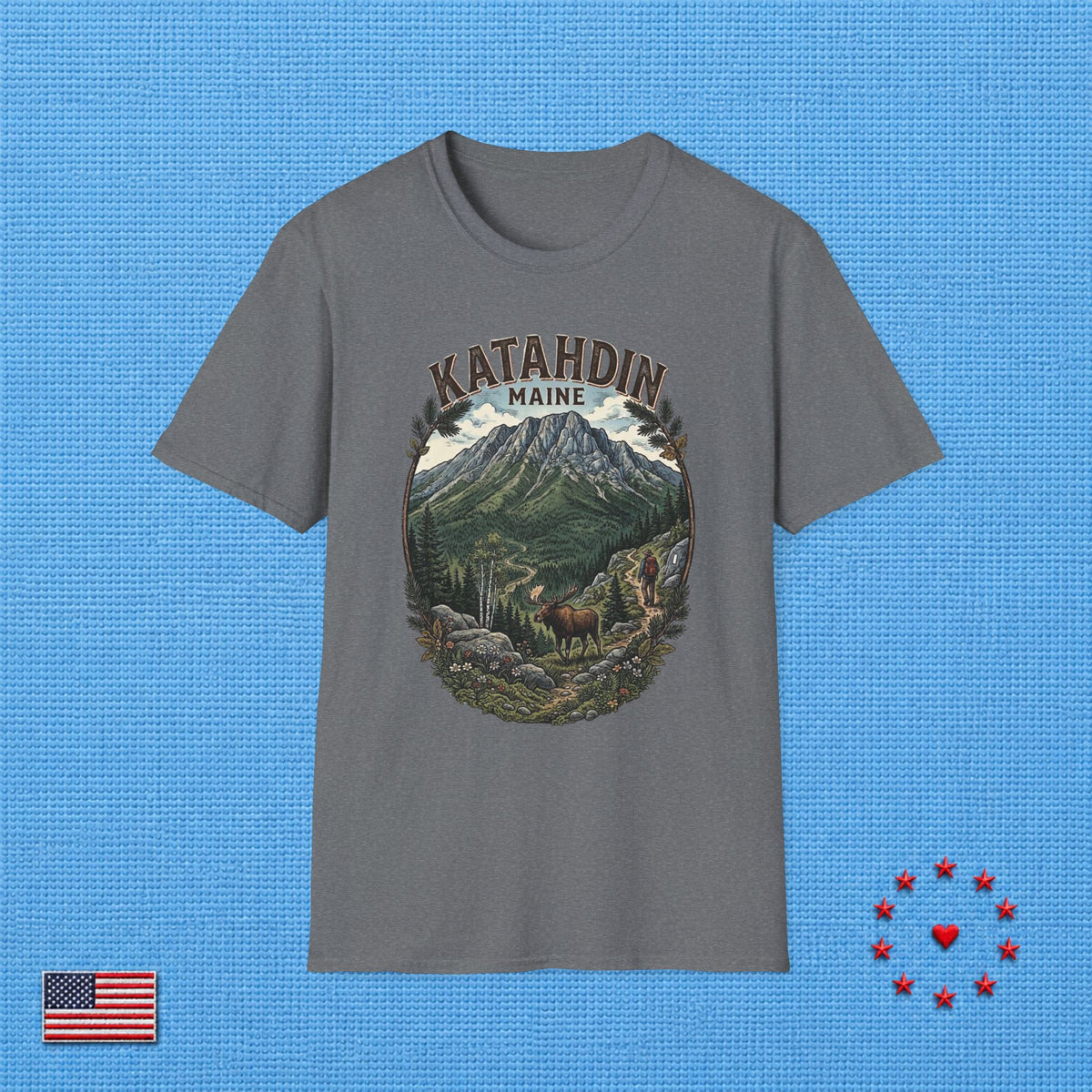 KATAHDIN MOUNTAIN MAINE T‑Shirt