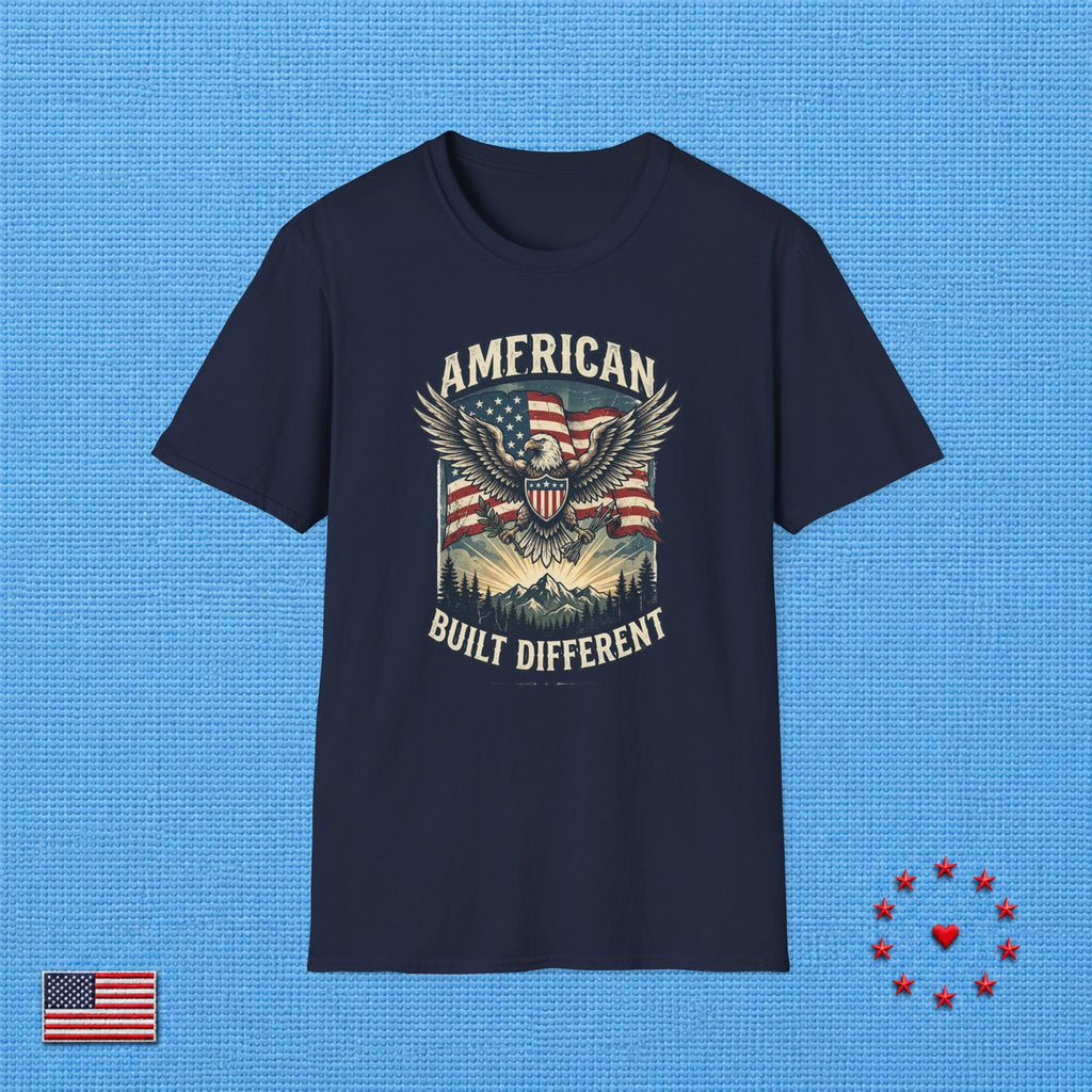 AMERICAN BUILT DIFFERENT T‑Shirt