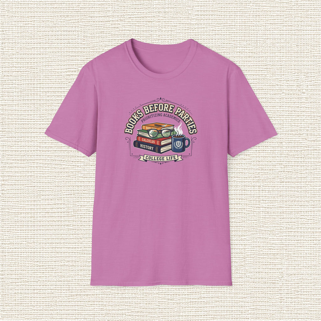 BOOKS BEFORE PARTIES T‑Shirt