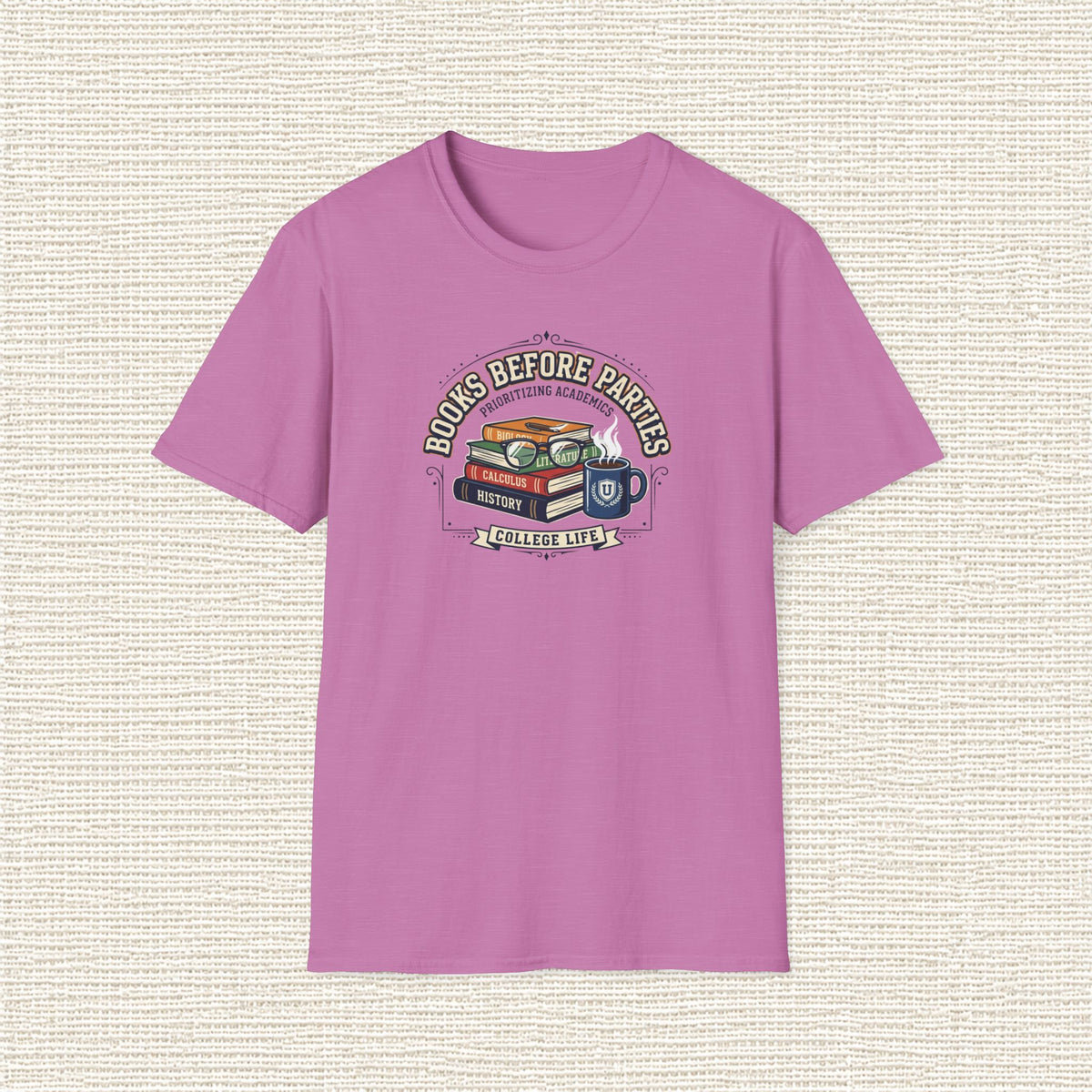 BOOKS BEFORE PARTIES T‑Shirt