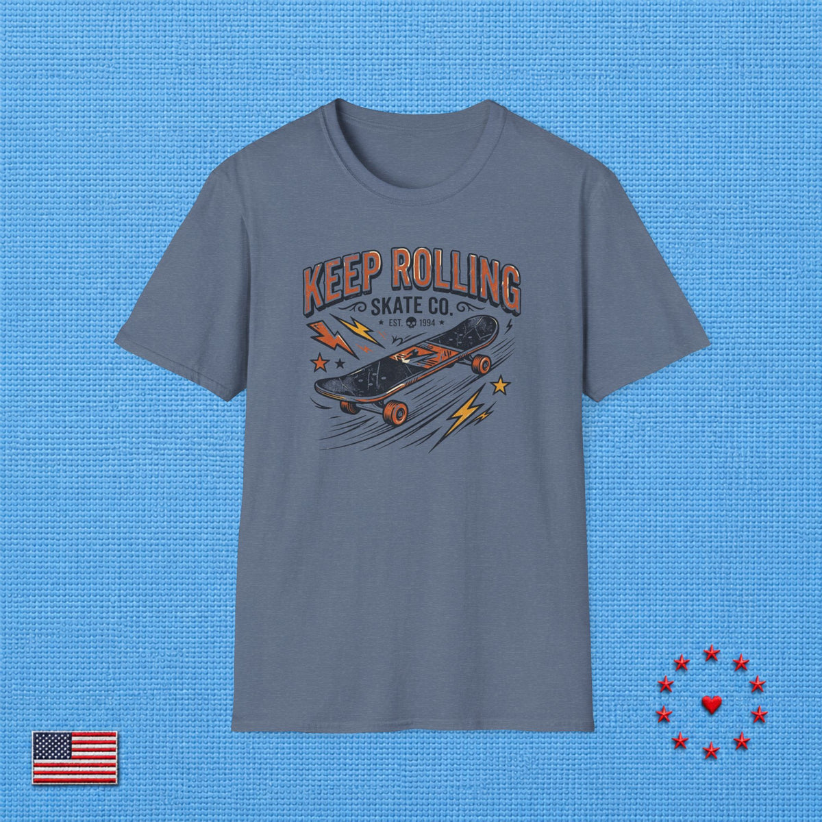 KEEP ROLLING T‑Shirt