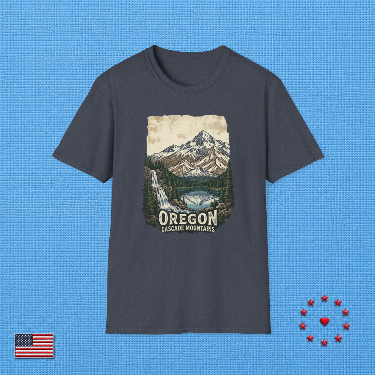 CASCADE MOUNTAINS OREGON T‑Shirt