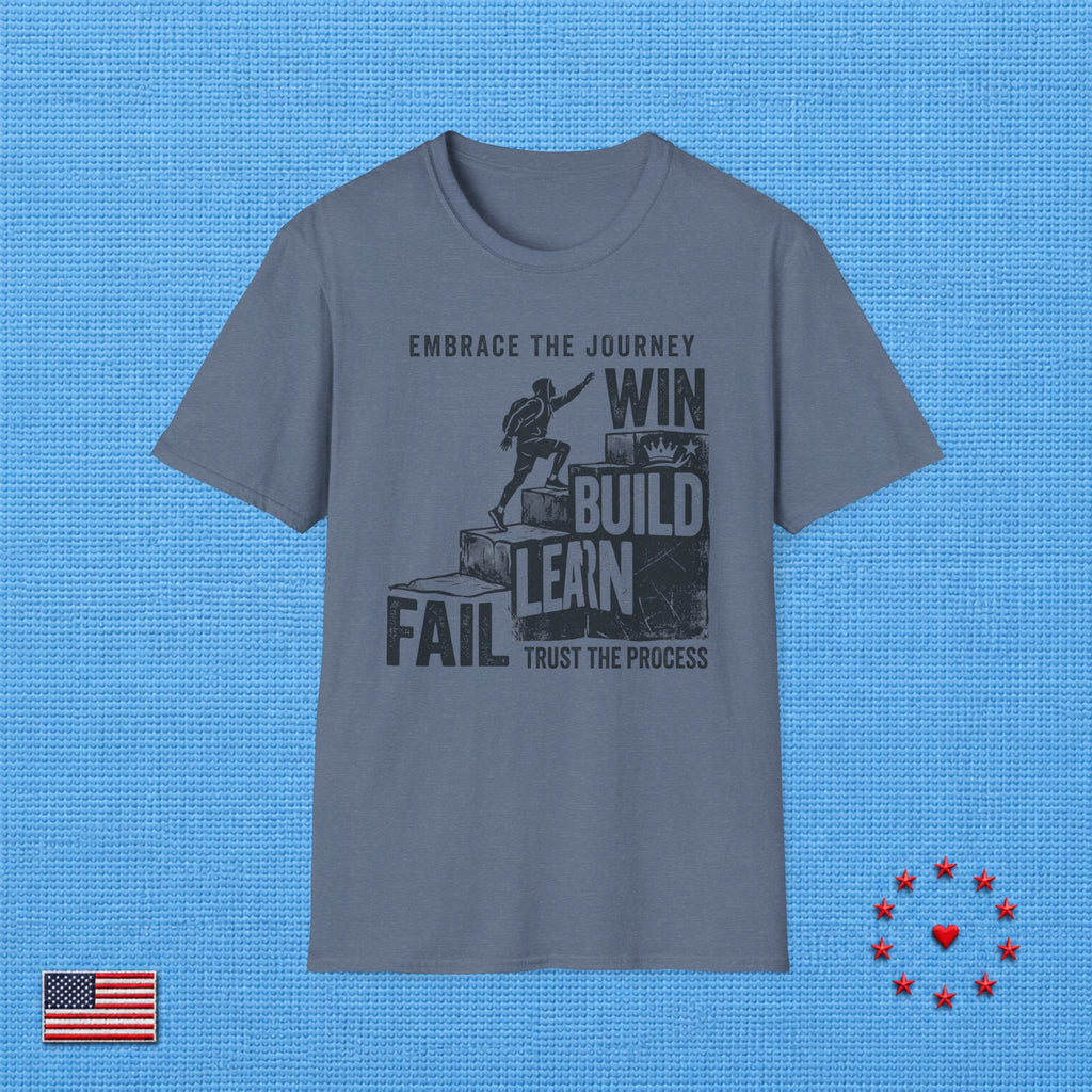 FAIL LEARN BUILD WIN T‑Shirt