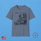 FAIL LEARN BUILD WIN T‑Shirt