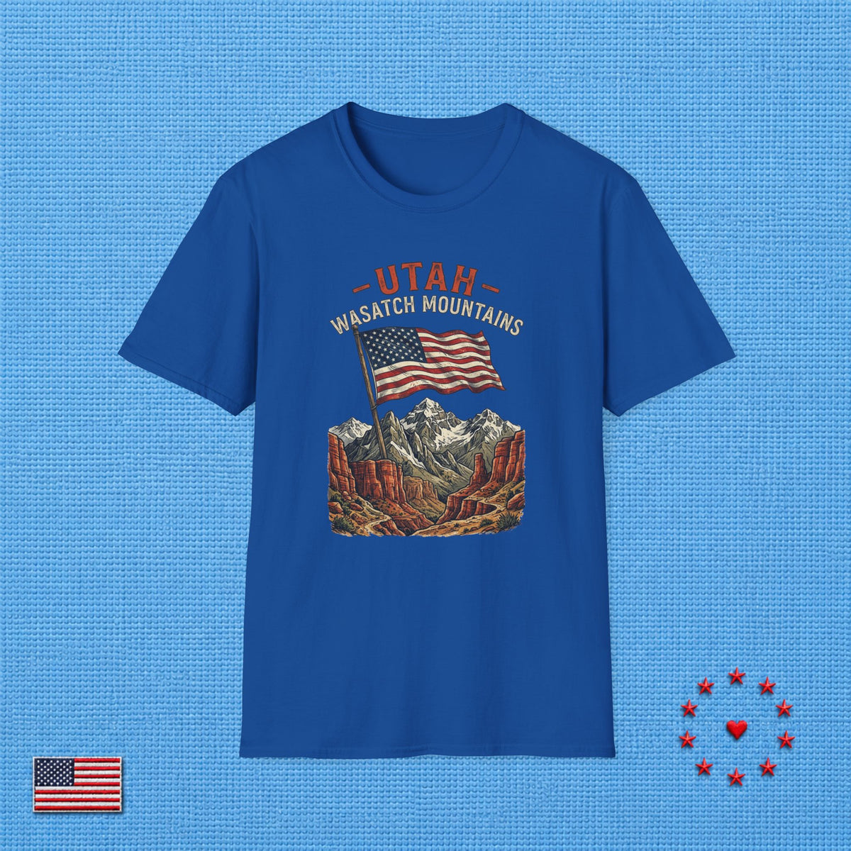 WASATCH MOUNTAINS UTAH T‑Shirt