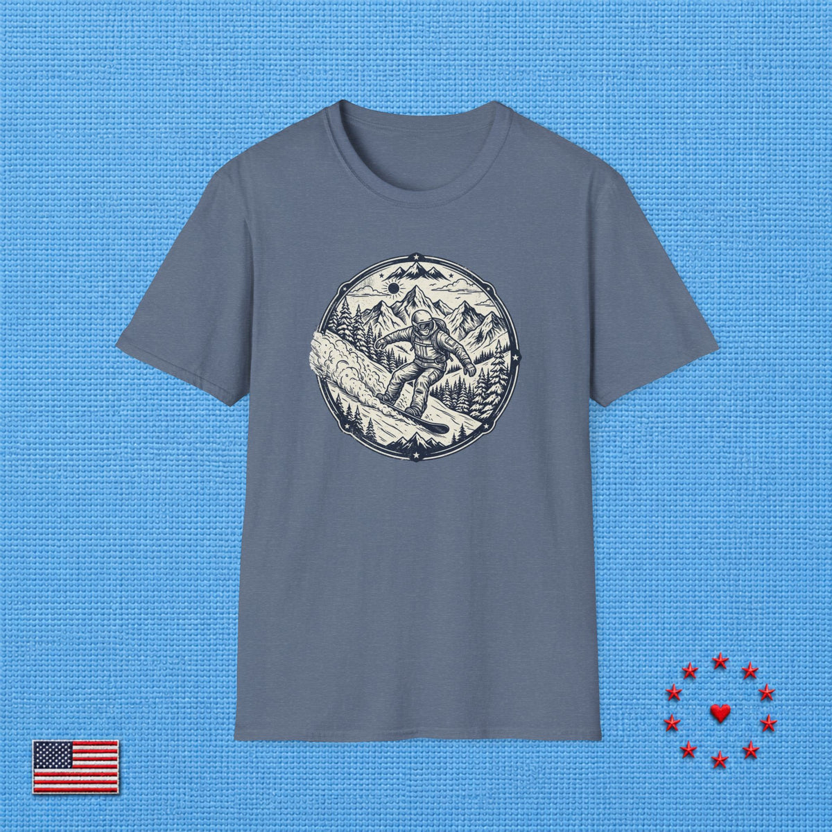 CARL SNOWBOARDING T‑Shirt