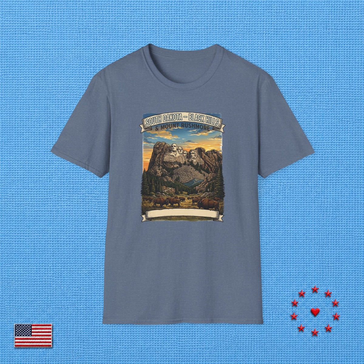 BLACK HILLS & MOUNT RUSHMORE SOUTH DAKOTA T‑Shirt