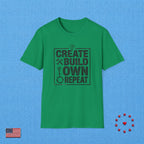 CREATE BUILD OWN REPEAT T‑Shirt
