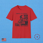 FAIL LEARN BUILD WIN T‑Shirt