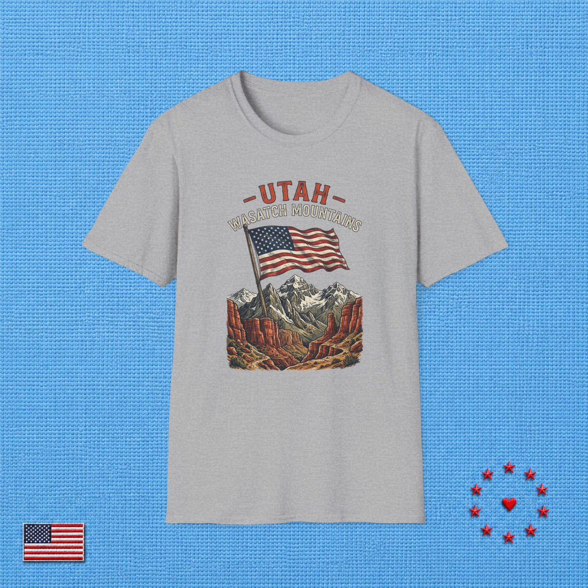 WASATCH MOUNTAINS UTAH T‑Shirt
