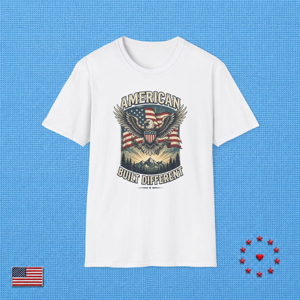 AMERICAN BUILT DIFFERENT T‑Shirt
