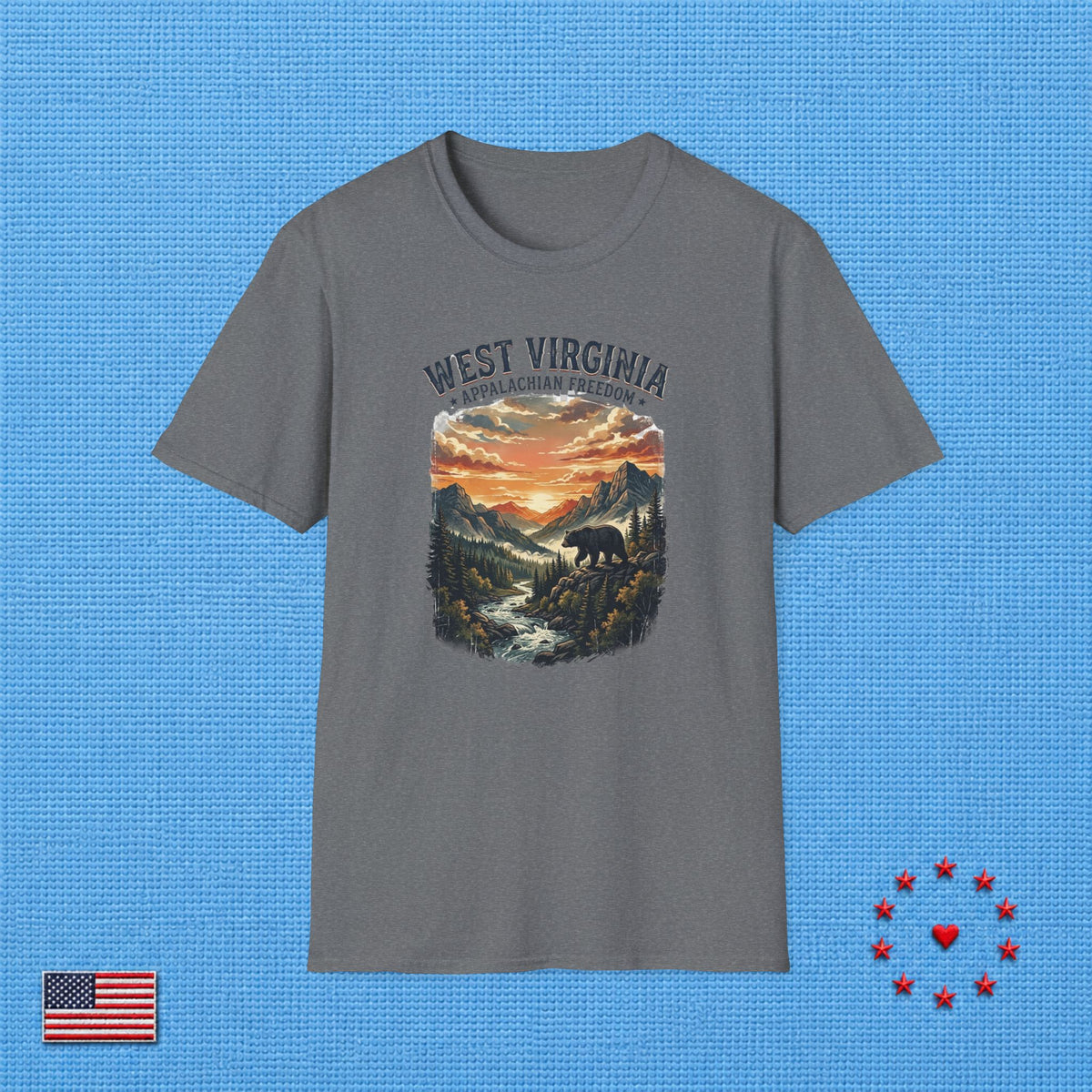 APPALACHIAN FREEDOM WEST VIRGINIA T‑Shirt