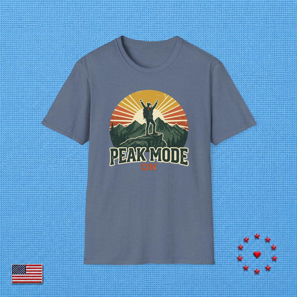 PEAK MODE ON A T‑Shirt