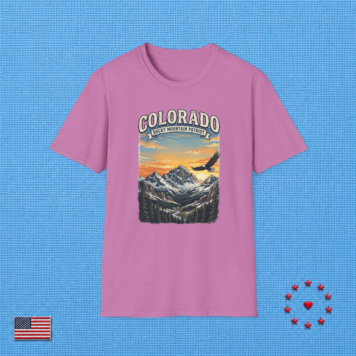 ROCKY MOUNTAIN PATRIOT COLORADO T‑Shirt