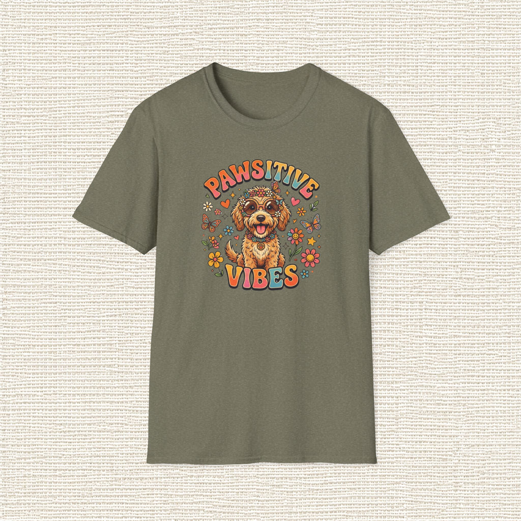 PAWSITIVE VIBES T‑Shirt