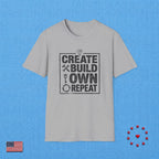 CREATE BUILD OWN REPEAT T‑Shirt