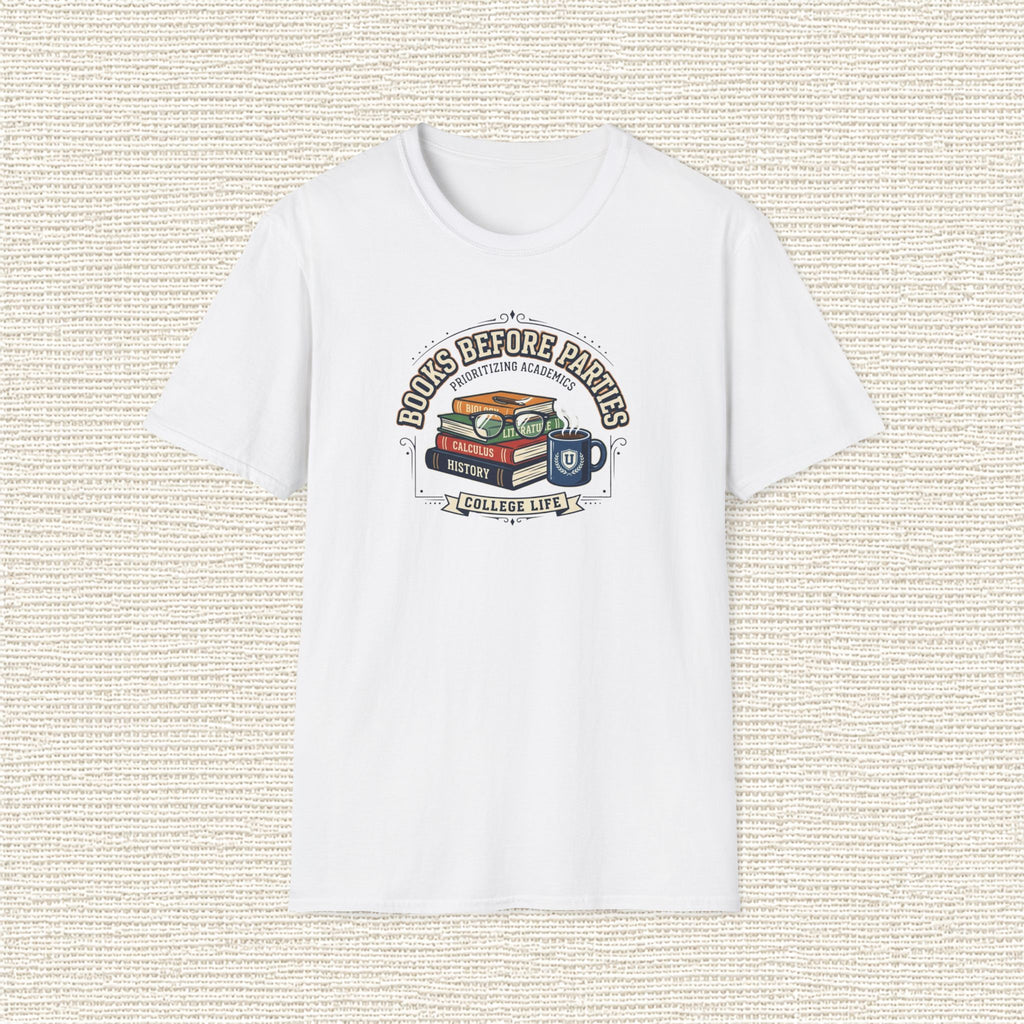 BOOKS BEFORE PARTIES T‑Shirt