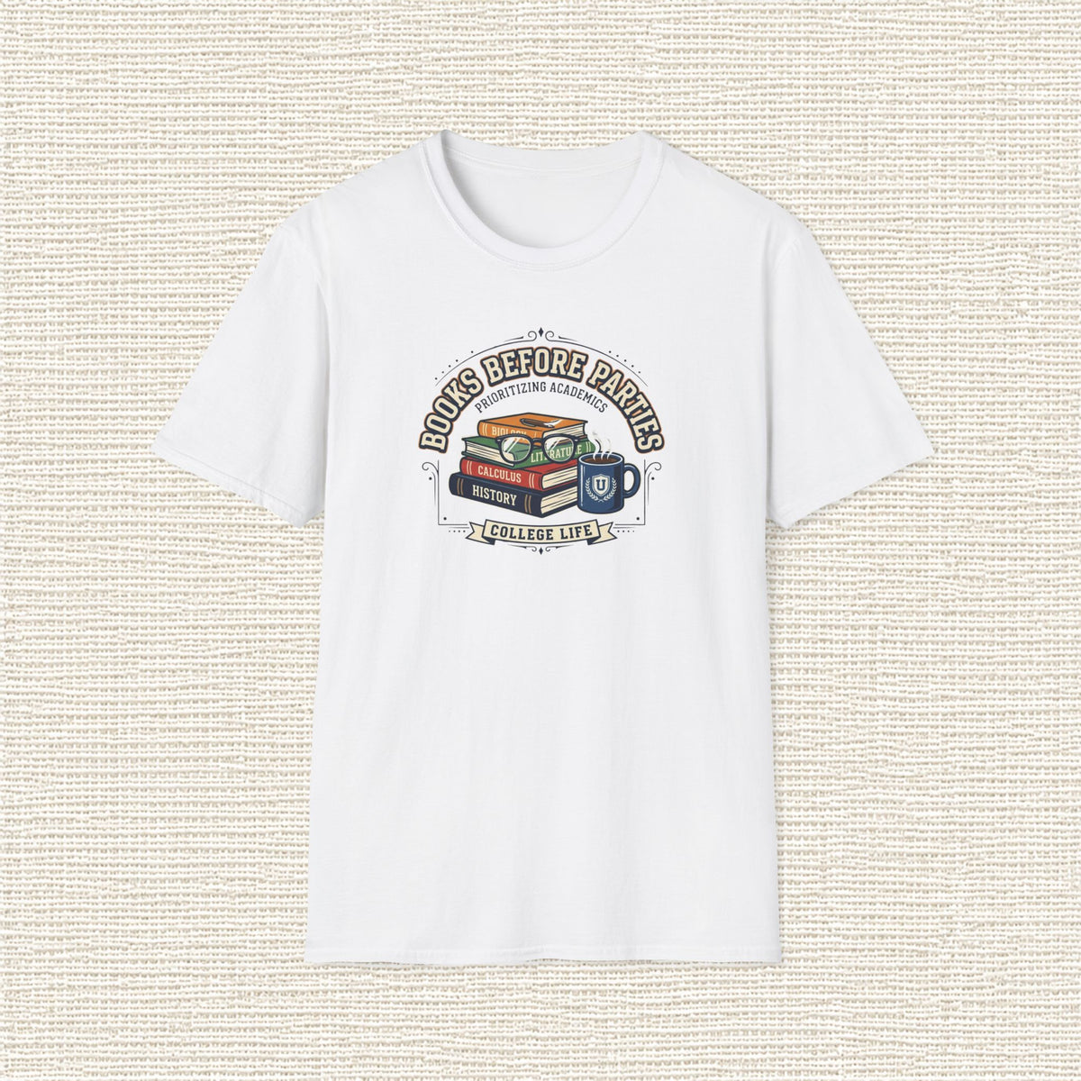 BOOKS BEFORE PARTIES T‑Shirt