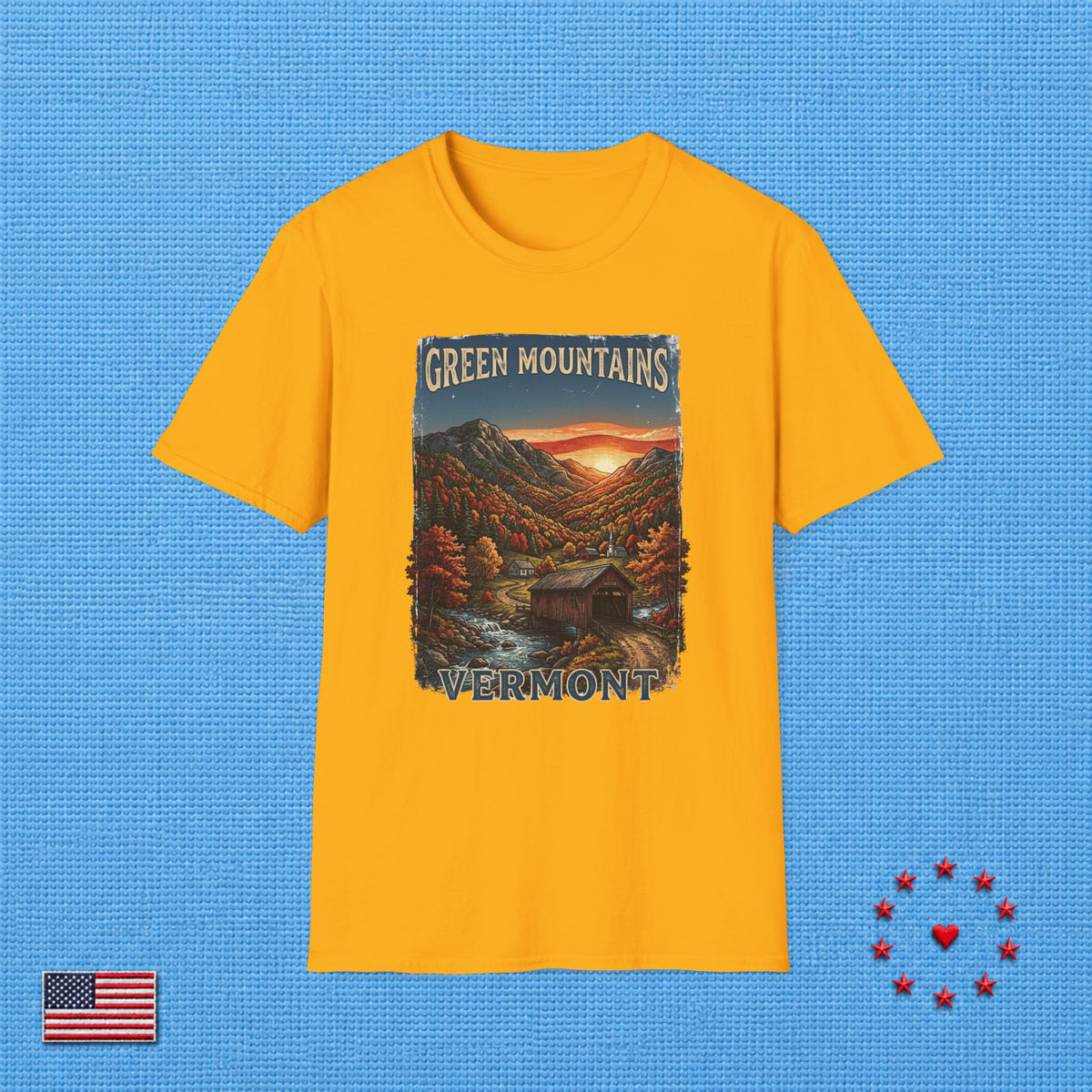 GREEN MOUNTAINS VERMONT T‑Shirt