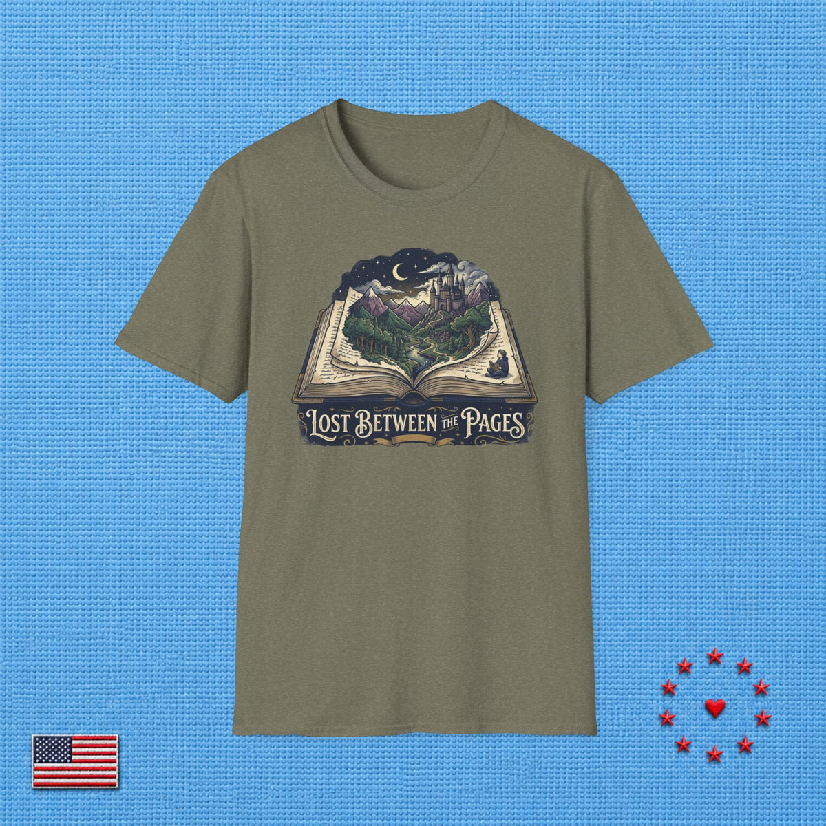 LOST BETWEEN THE PAGES T‑Shirt