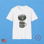 Adventure Starts With Coffee T‑Shirt