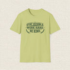 STAY HUMBLE WORK HARD T‑Shirt