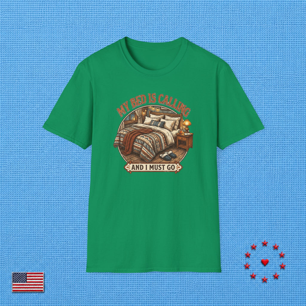 MY BED IS CALLING T‑Shirt