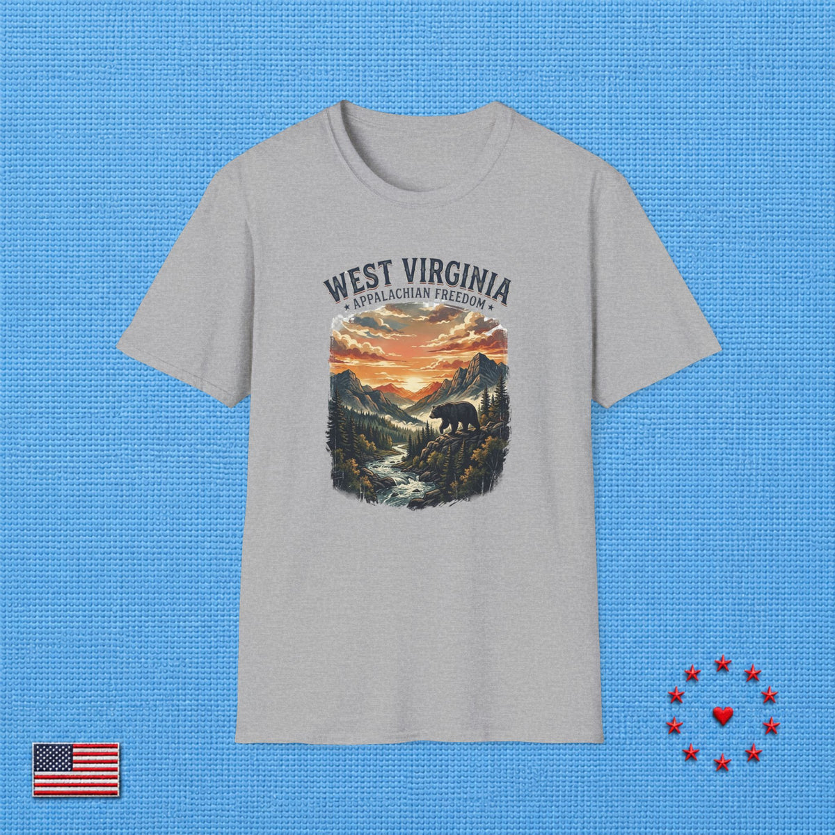 APPALACHIAN FREEDOM WEST VIRGINIA T‑Shirt