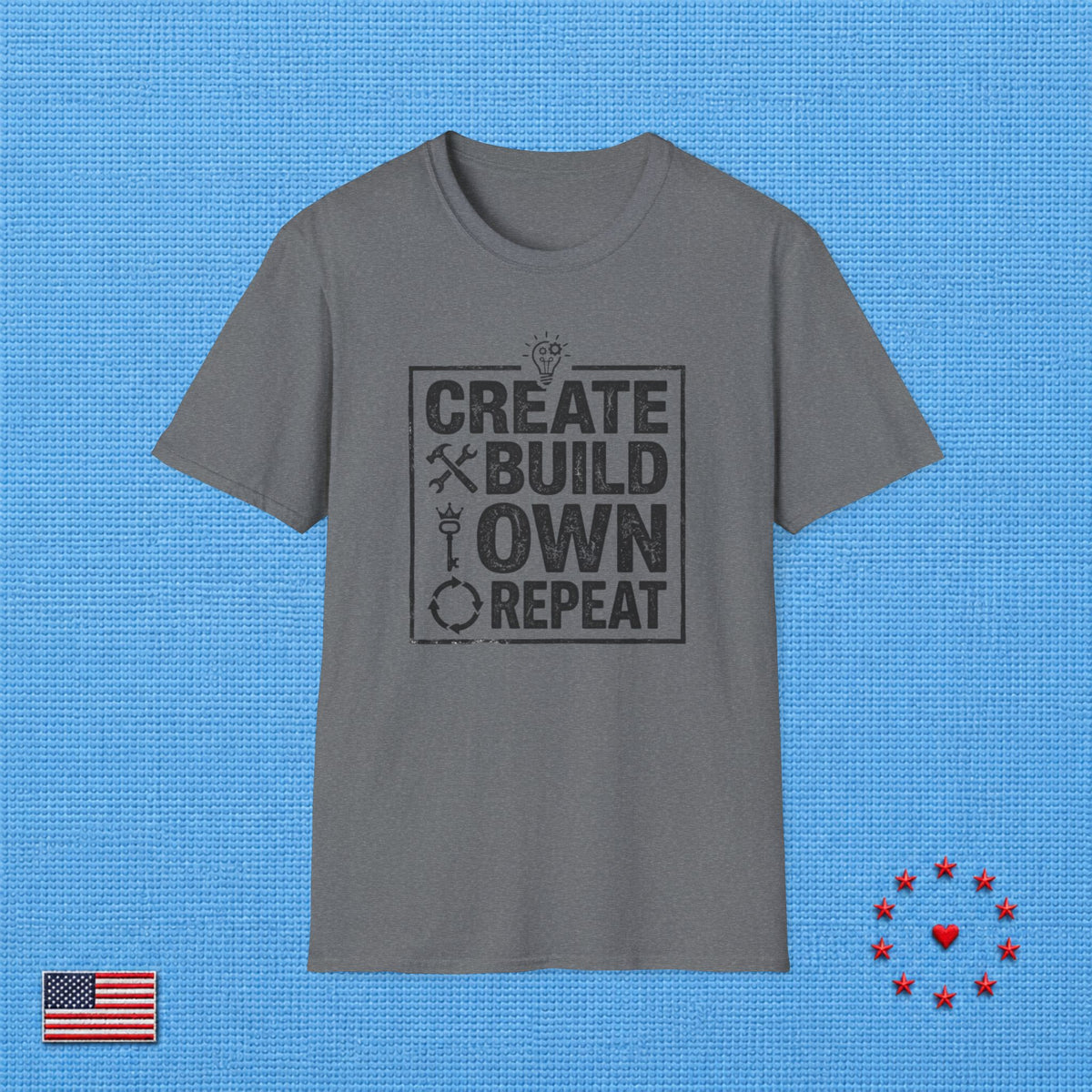 CREATE BUILD OWN REPEAT T‑Shirt