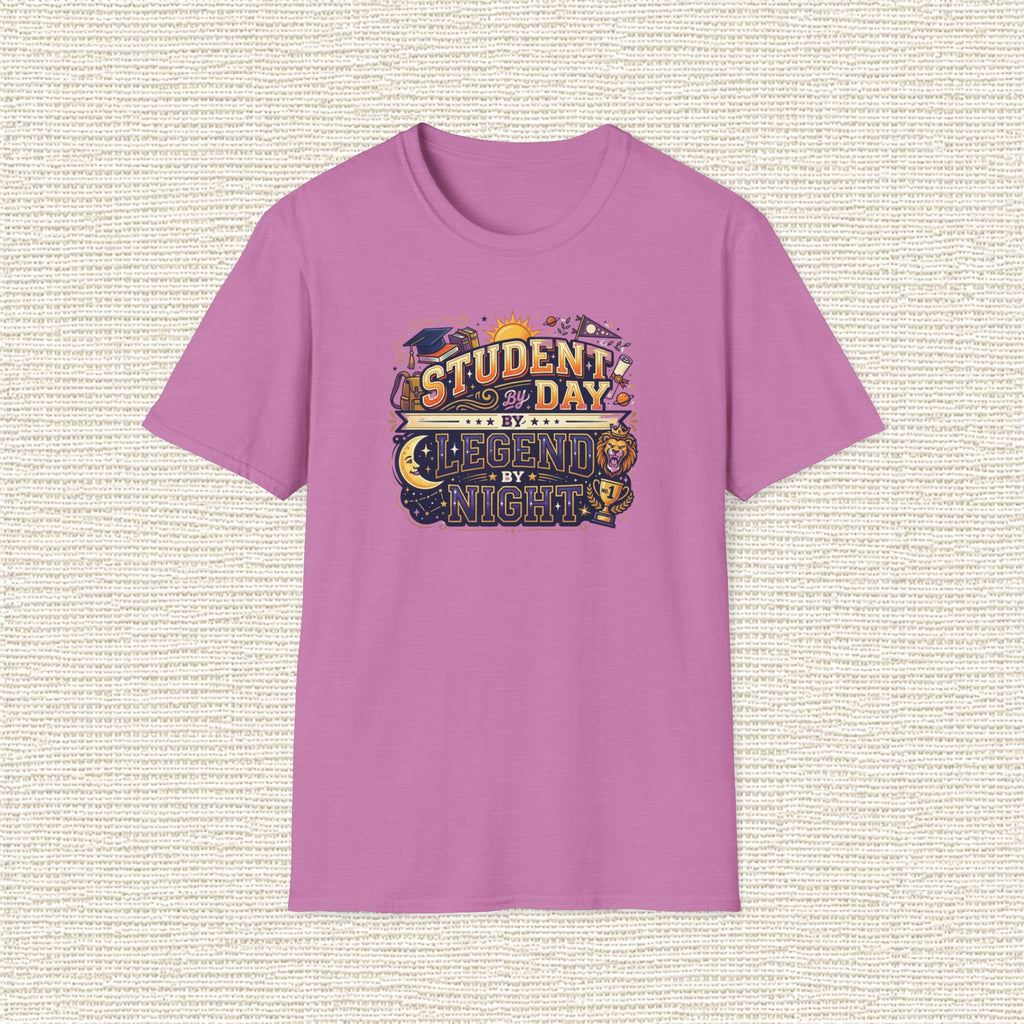 STUDENT BY DAY LEGEND BY NIGHT T‑Shirt