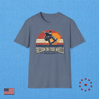 FREEDOM ON FOUR WHEELS T‑Shirt